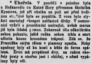 Čech politický týdenník katolický 26. 09. 1889